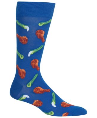Hot Sox - Men's Chicken Wings & Celery Crew Socks