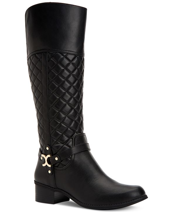 Charter Club Helenn Wide-Calf Riding Boots, Created for Macy&#39;s & Reviews - Boots & Booties ...