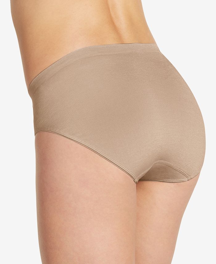 Jockey Smooth and Shine Seamfree Heathered Hi Cut Underwear 2188, available  in extended sizes - Macy's