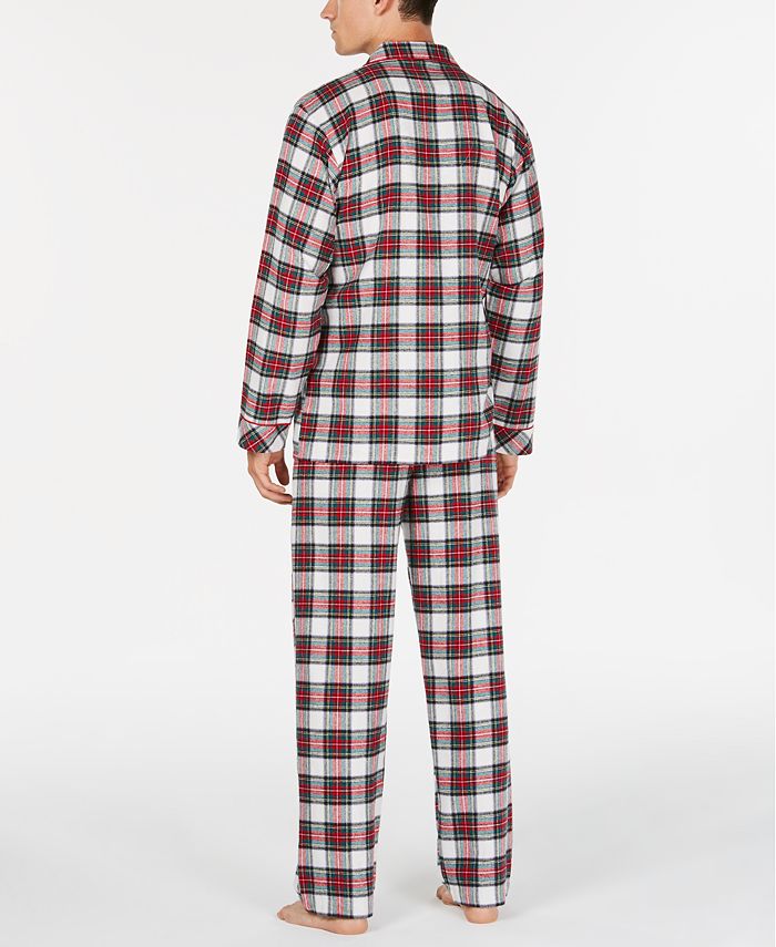 Family Pajamas Matching Men's Stewart Plaid Pajama Set, Created for ...