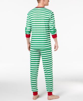 Family Pajamas Matching Men's Holiday Stripe Pajama Set, Created For Macy's