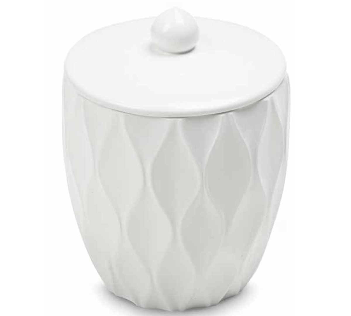 Wave Canister - White