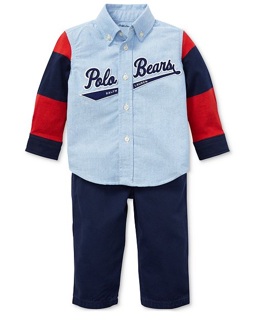 Polo Ralph Lauren Ralph Lauren Baby Boys Oxford Shirt Pants