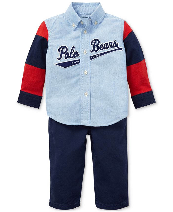 Polo Ralph Lauren Ralph Lauren Baby Boys Oxford Shirt & Pants Macy's