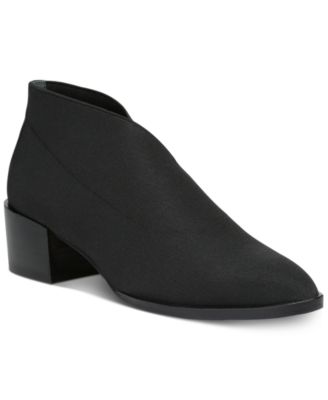 ecco black leather booties