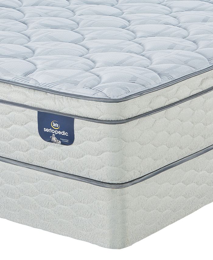 Serta Sertapedic 12.75" Doldfield Firm EuroTop Mattress Set Queen Macy's