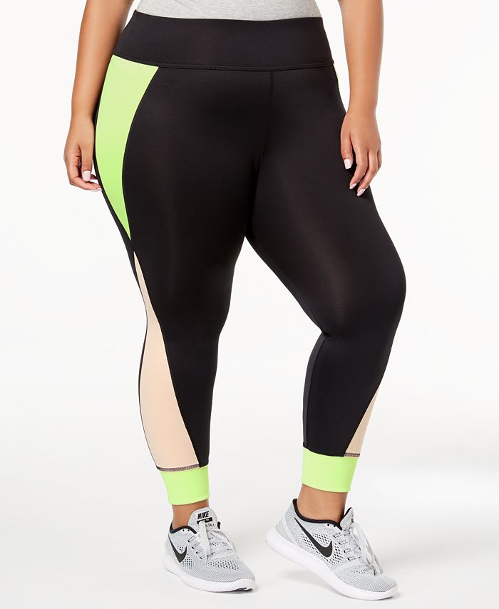 Nike Plus Size Sportswear Colorblocked Leggings - Macy's