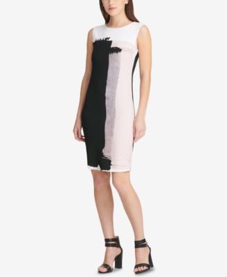 DKNY - Paint Streak Sheath Dress