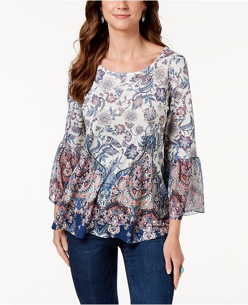 macy's style and co blouses