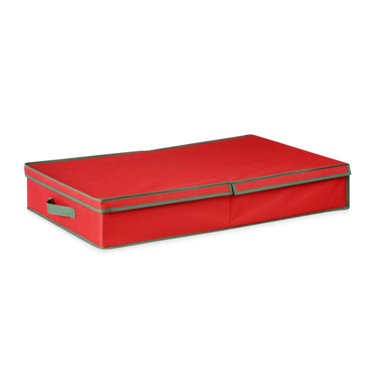 Shop Honey Can Do Ornament Storage Box In Red