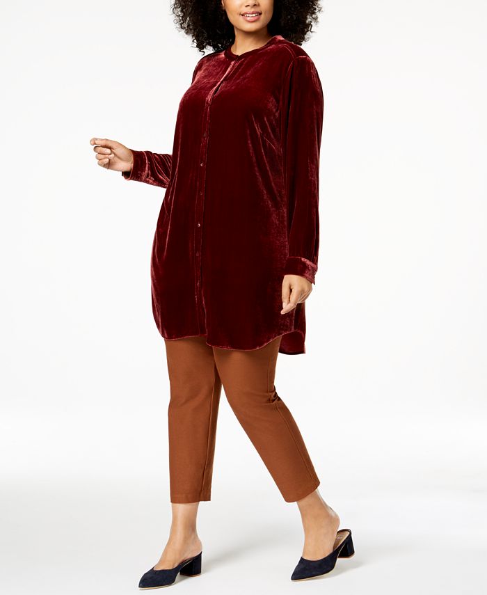 Eileen fisher cheap velvet shirt