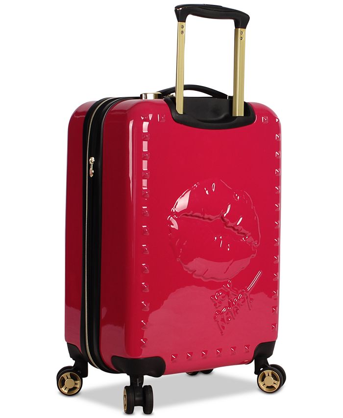 Betsey Johnson Lips 20" Hardside CarryOn Spinner Macy's