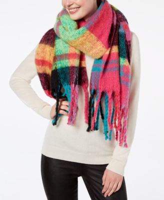 Betsey Johnson - Color Me Plaid Blanket Wrap