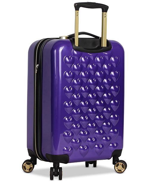 Betsey Johnson Heart To Heart 20" Hardside CarryOn Spinner & Reviews
