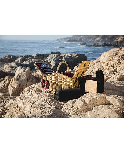 Picnic Time Somerset Red Picnic Basket Outdoor Dining & Picnic