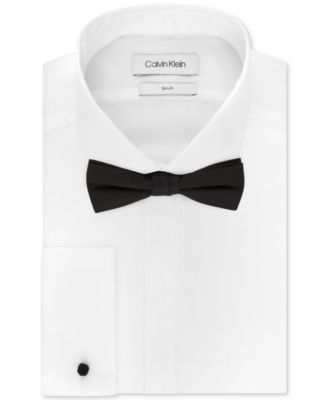 white dress shirt with black tie