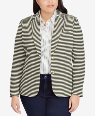 Lauren Ralph Lauren - Plus Size Striped Blazer