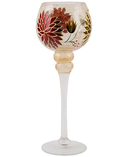 Closeout Harvest Medium Hurricane Candle Holder