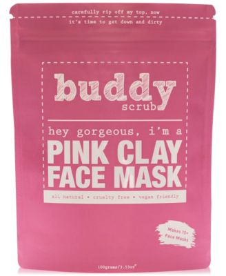 buddy scrub - Buddy Scrub Pink Clay Face Mask