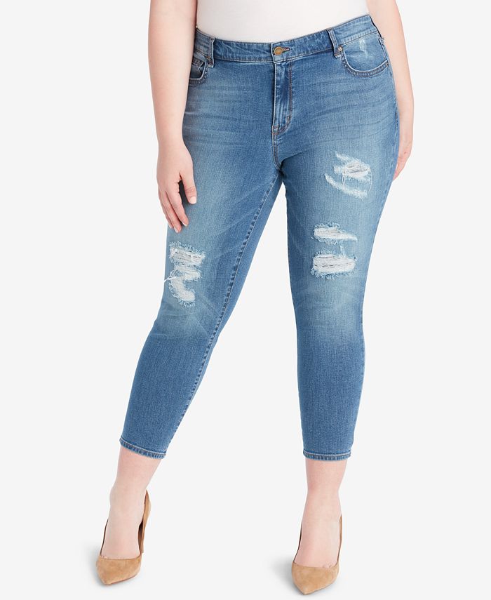 WILLIAM RAST Plus Size Cropped Skinny Jeans - Macy's