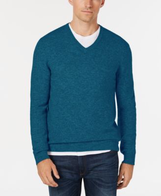 Club Room - Men's 100% Cashmere V-Neck Sweater