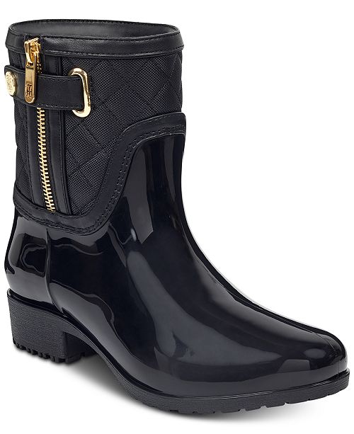 Tommy Hilfiger Women's Francie Rain Boots, Created for Macy's & Reviews