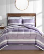 Purple Bed In A Bag And Comforter Sets Queen King More Macy S