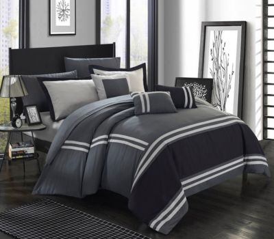 Chic Home - Zarah 10-Pc. Queen Comforter Set