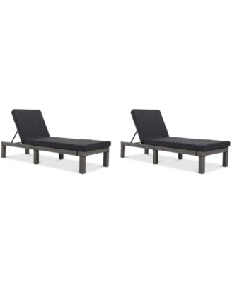 San Clemente Outdoor Chaise Lounge (Set Of 2)