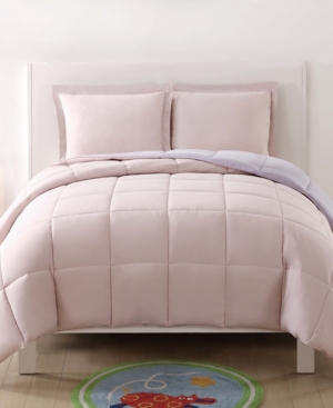 My World Reversible 3 Pc Full/queen Comforter Set In Blush And Lavender