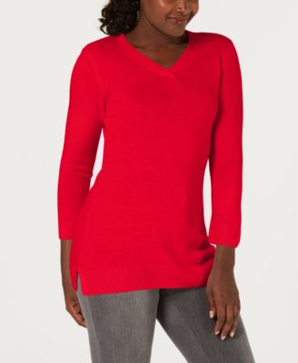 karen scott v neck sweater