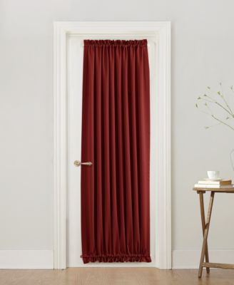 Grant Room Darkening Rod Pocket Door Curtain Panel