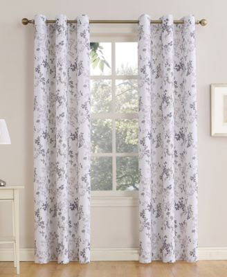 No. 918 - Mabel 48" x 95" Leaf Print Curtain Panel