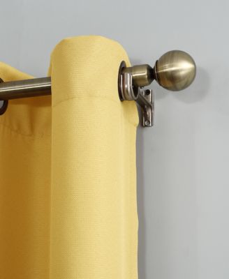 Montego Casual Textured Semi-Sheer Grommet Curtain Panel