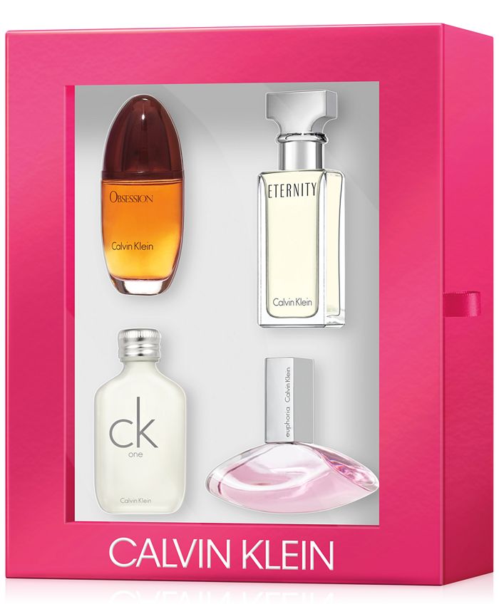Calvin Klein Women's 4-Piece Coffret Gift Set 