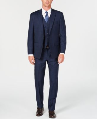 michael kors suits navy