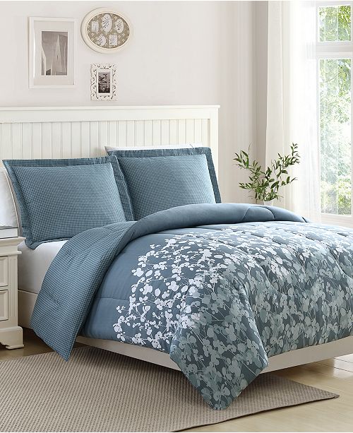 Serena Reversible 3 Pc Comforter Sets Created For Macy S