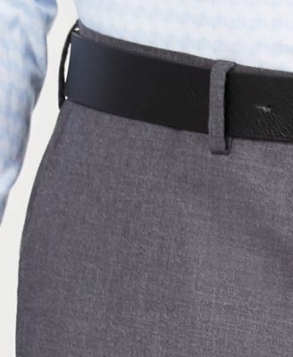 Andrew Marc Men's Modern-Fit Gray Neat Solid Suit