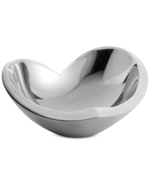 Shop Nambe Heart Bowl In Silver