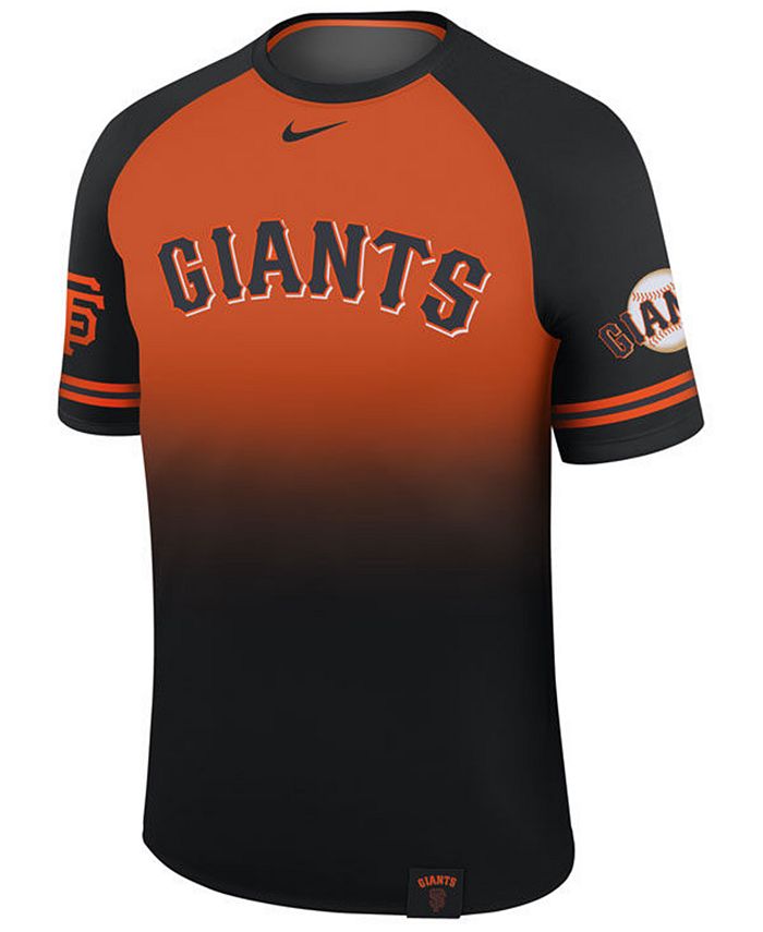 Nike Men's San Francisco Giants Dri-Fit Sublimated Raglan T-shirt