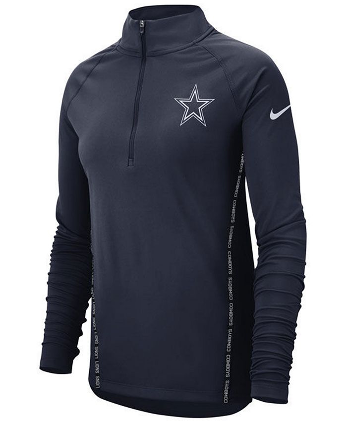 Nike Women's Dallas Cowboys Element Core Half-Zip Pullover - Macy's