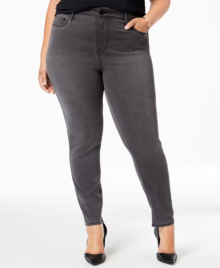 Seven7 Jeans Trendy Plus Size Denim Ankle Leggings - Macy's