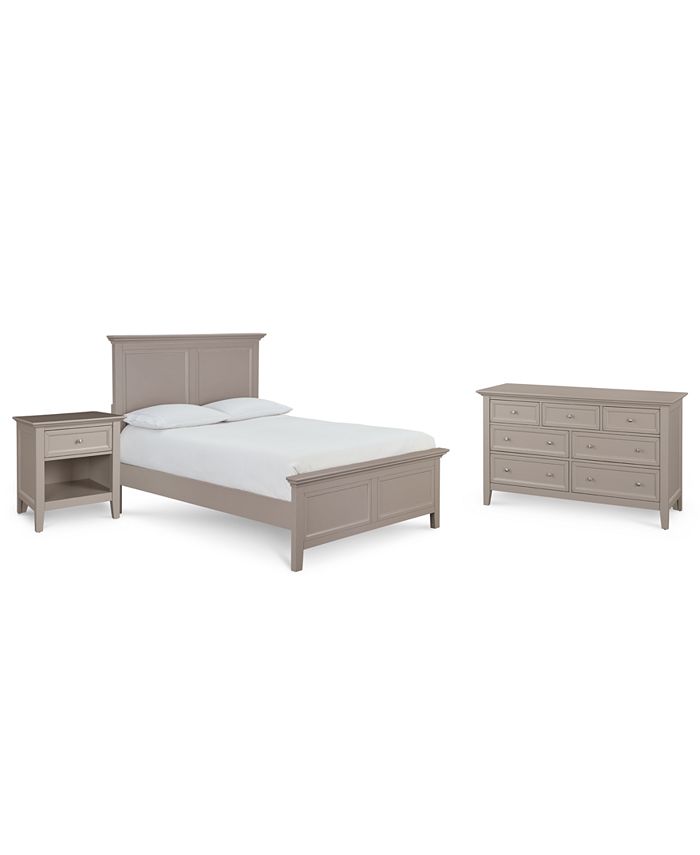 Furniture Sanibel Bedroom Furniture, 3-Pc. Set (Full Bed, Nightstand ...