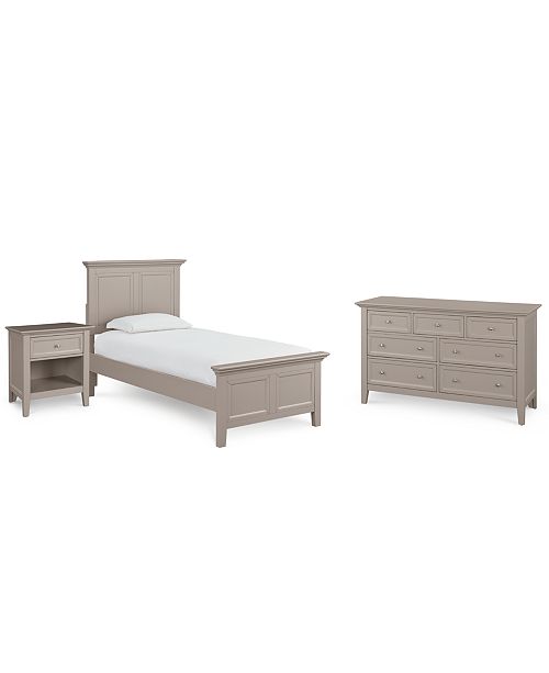 Furniture Sanibel Bedroom Furniture 3 Pc Set Twin Bed