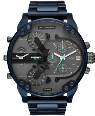 Diesel Men's Chronograph Mr. Daddy 2.0 Blue Stainless Steel