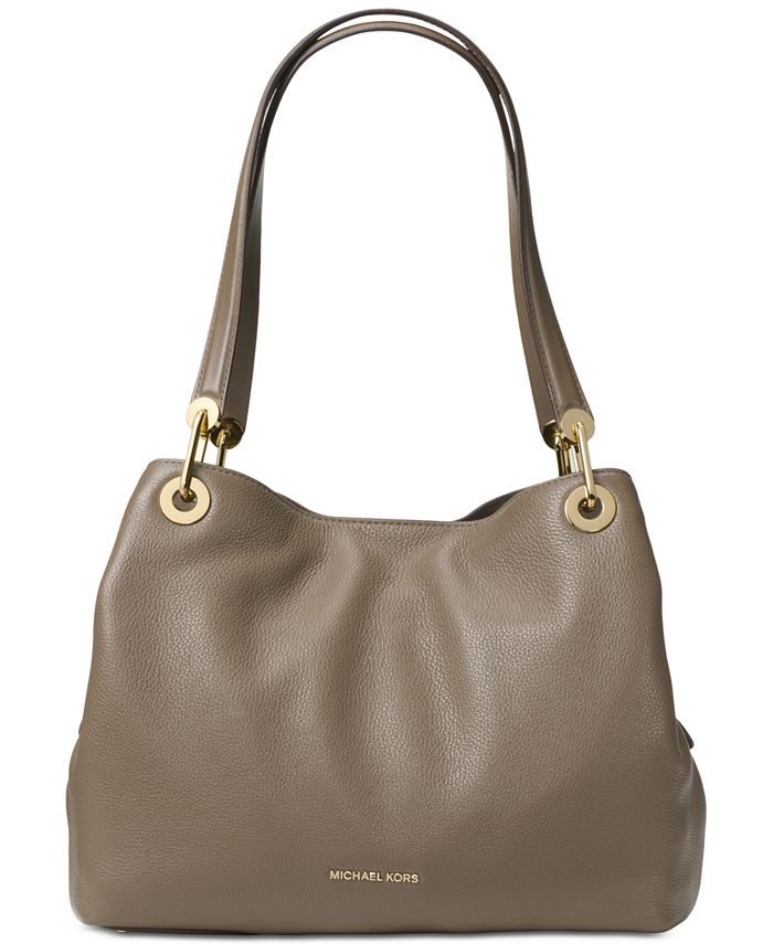 Michael Kors Raven Pebble Leather Tote & Reviews - Handbags & Accessories -  Macy's