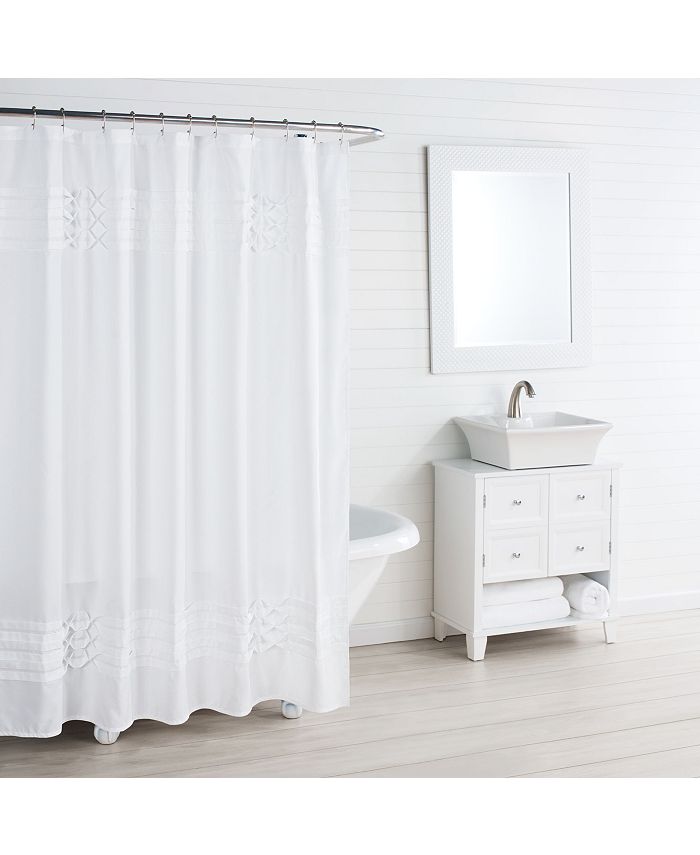 City Scene Triple Diamond Microfiber Shower Curtain, 72" X 72" Macy's