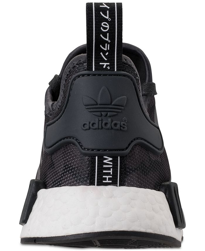 men's adidas nmd runner r1 casual shoes black