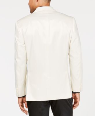 Sean John Men's Classic-Fit White Solid Tuxedo Jacket
