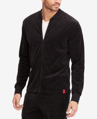 Polo Ralph Lauren Men's Velour Full-Zip Jacket & Reviews - Hoodies &  Sweatshirts - Men - Macy's